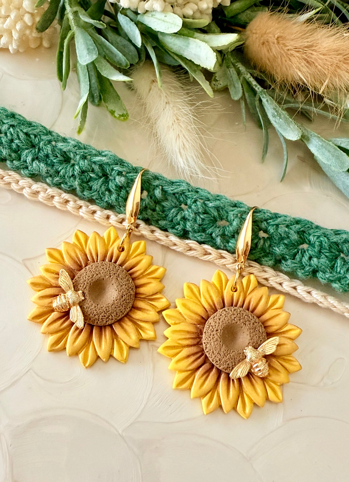 “The Original” Sunflower dangles