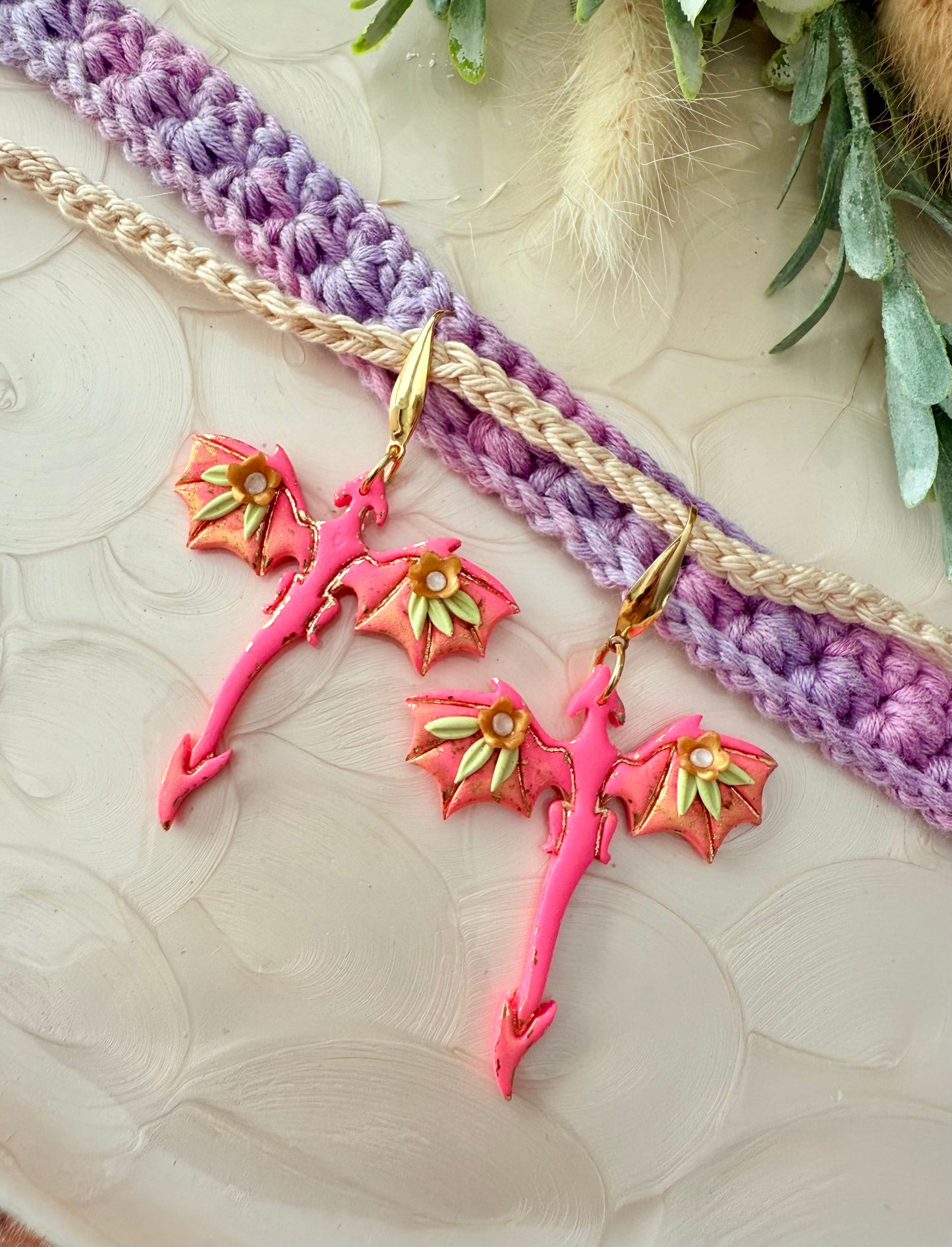 Bright Pink Dragons