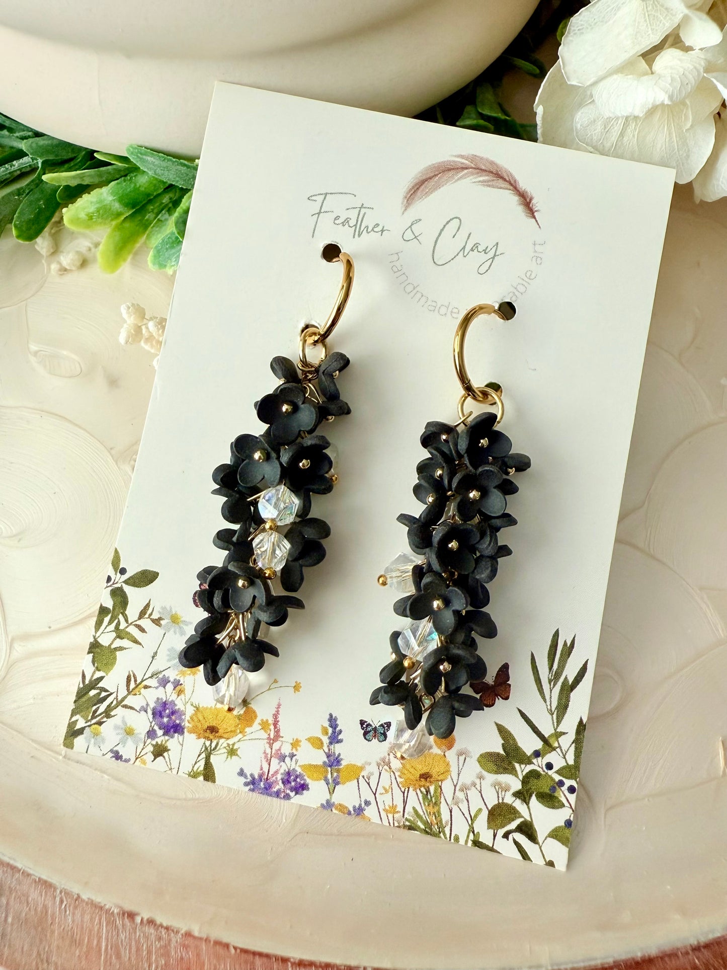 Flower Garden - black