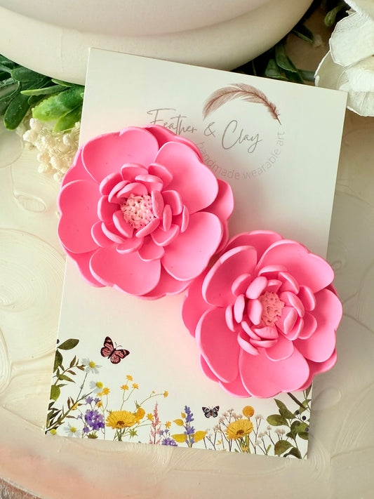 Big Blooms - bright pink