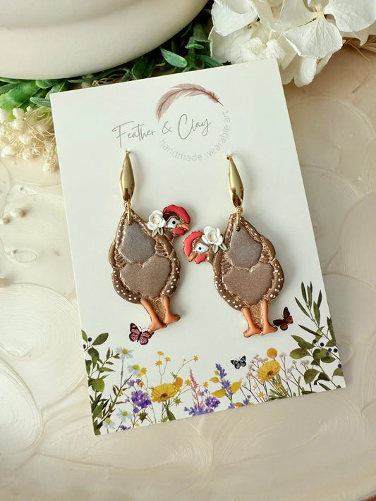 Cheeky chickens - brown