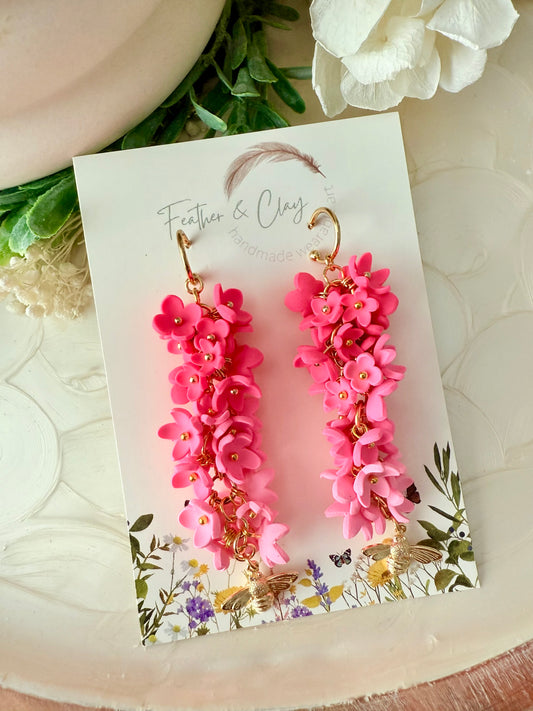 Flower Garden - hot pink