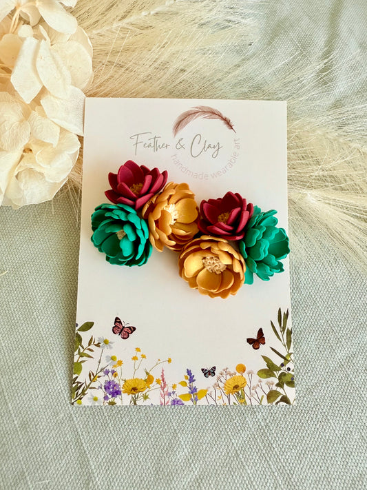 Large Flower Cluster - Christmas