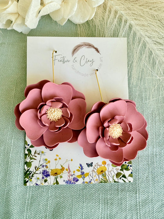 Big Blooms - dusty pink